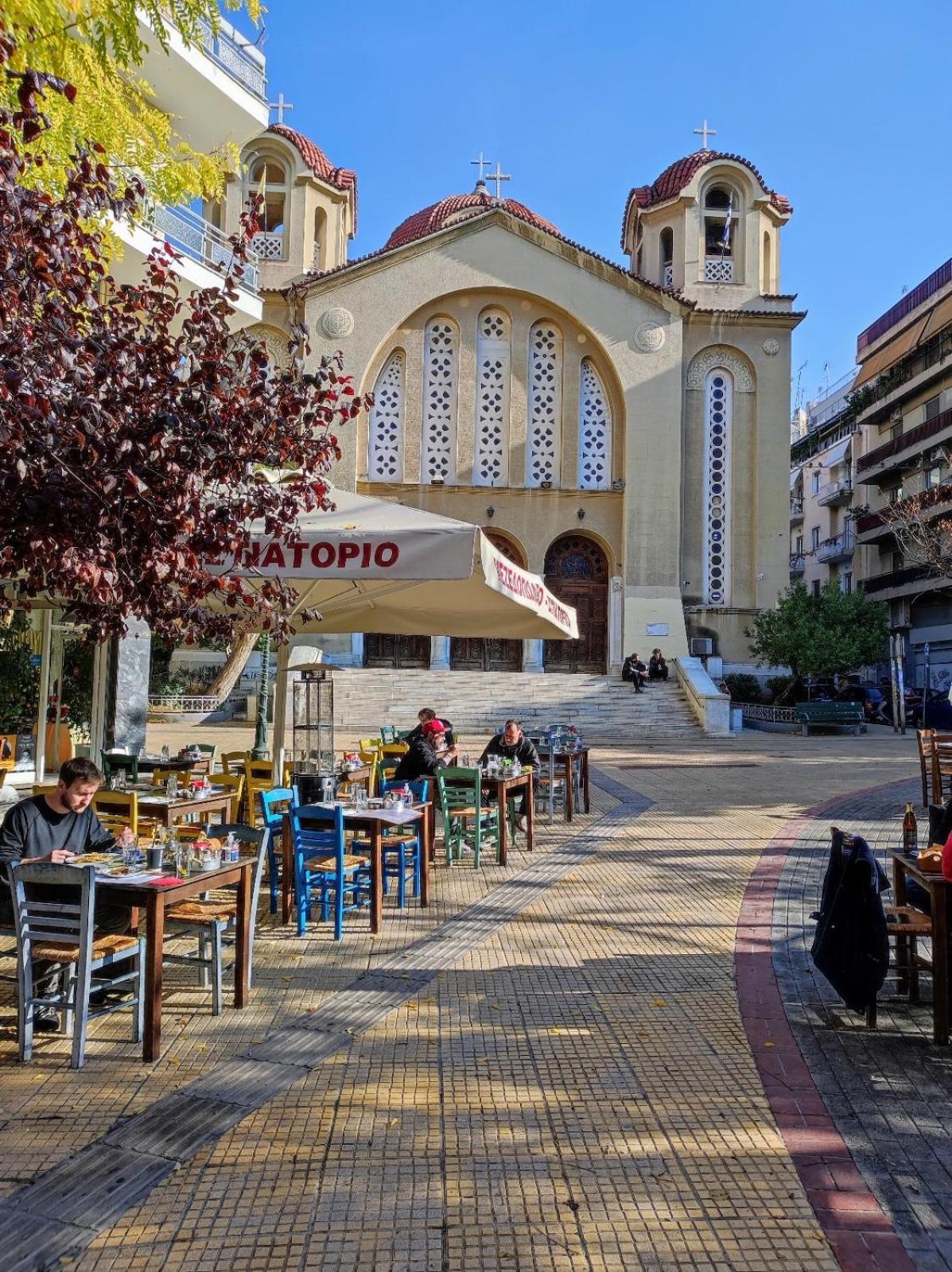 Aris Central Atenas Exterior foto